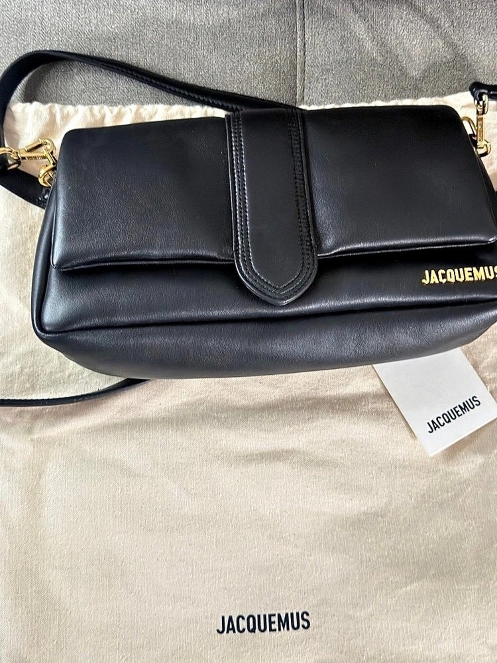 Jacquemus Le Grand Bambino Black Crossbody Bag